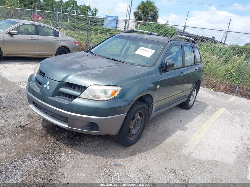 2006 Mitsubishi Outlander, Обычный износ, IAAI, VIN JA4LX31S66U002621 — фото 2