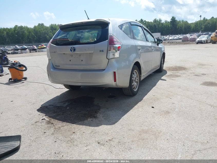 Vin: jtdzn3eu9fj029067, lot: 46455766, toyota prius v two 20154