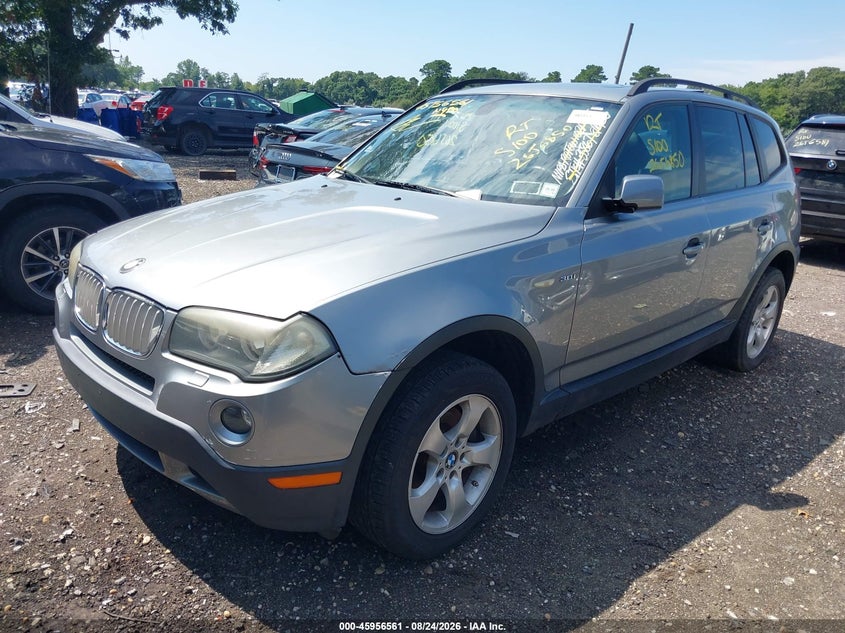 2007 BMW X3, Неизвестно, IAAI, VIN WBXPC93427WF01445 — фото 2