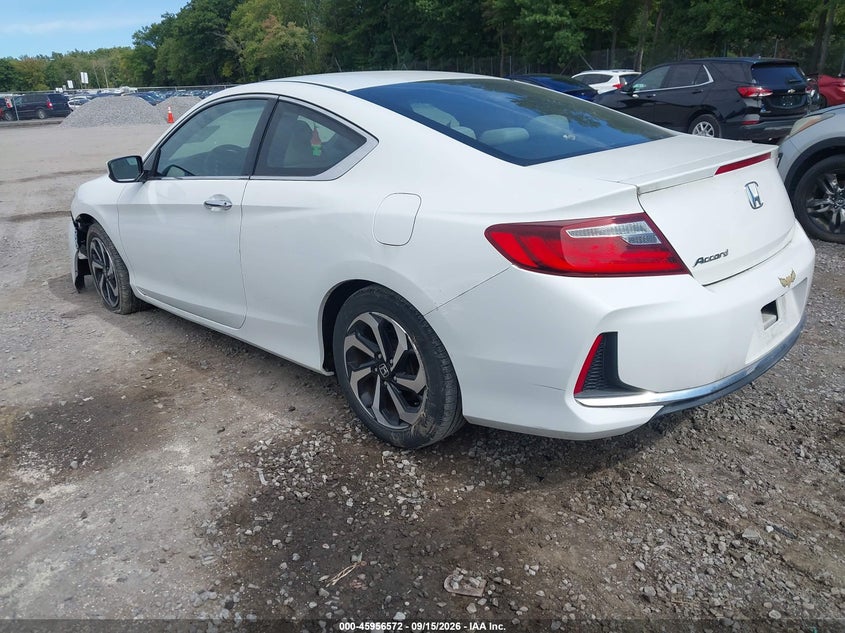 Vin: 1hgct1a39ga009756, lot: 46455786, honda accord lx-s 20163