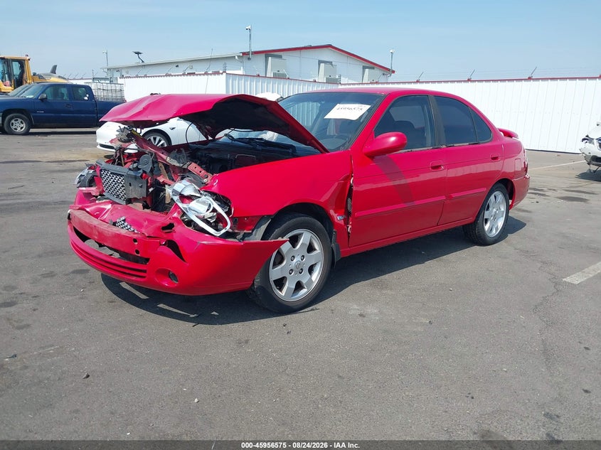 2006 Nissan Sentra, Front End, IAAI, VIN 3N1CB51D06L450591 — photo 2