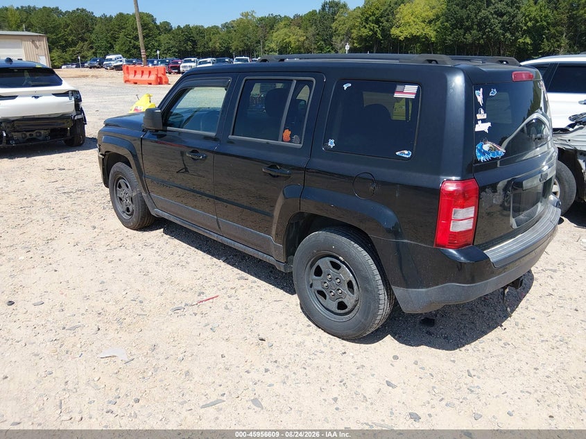 Vin: 1c4njpbaxgd528391, lot: 46455823, jeep patriot sport 20163