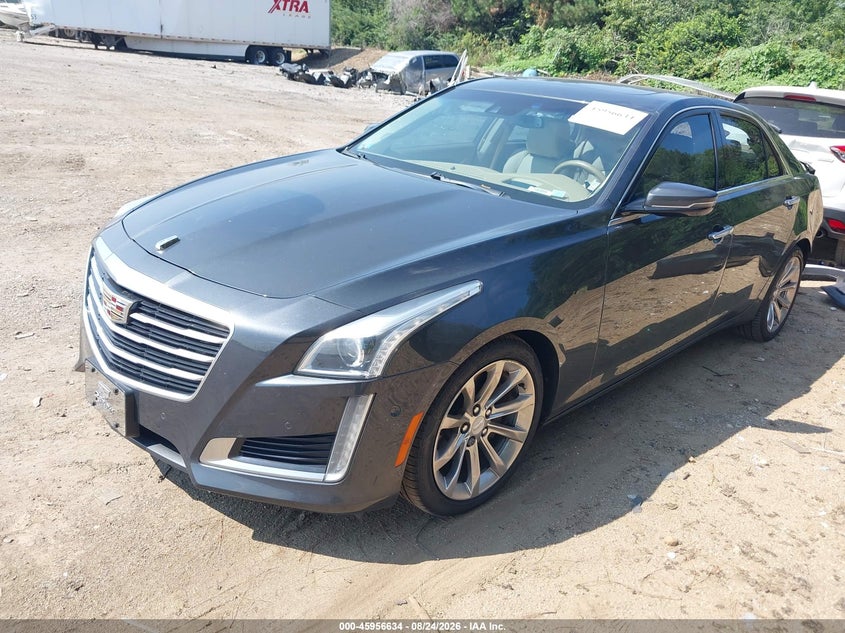 2016 Cadillac CTS, Left Rear, IAAI, VIN 1G6AT5SS0G0145754 — photo 2