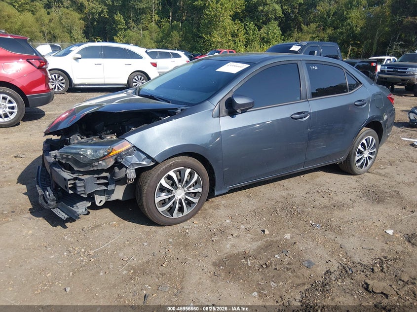 2019 Toyota Corolla, Front End, IAAI, VIN 5YFBURHE5KP897195 — photo 2