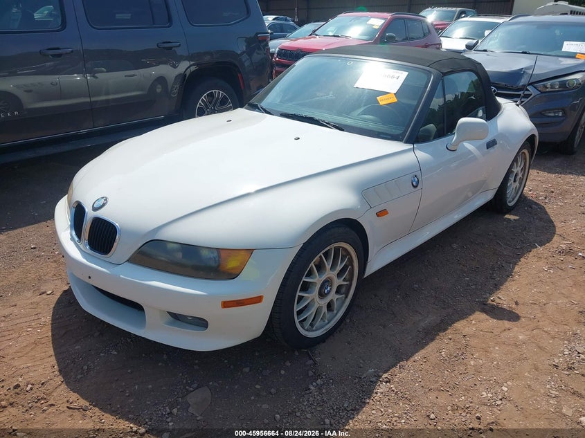 1997 BMW Z3, Неизвестно, IAAI, VIN 4USCJ3320VLC07466 — фото 2