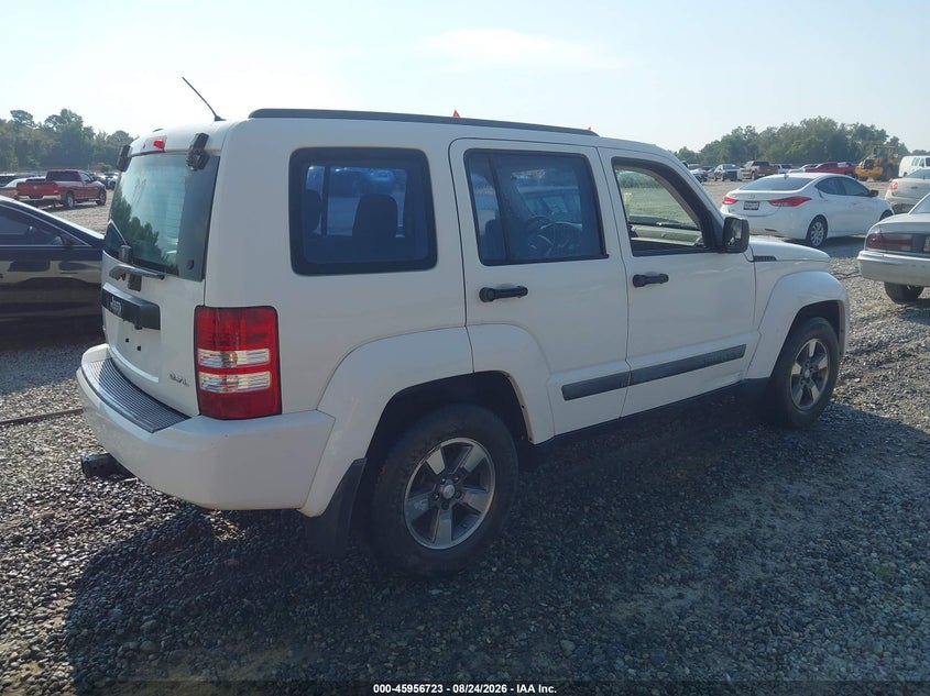 JEEP LIBERTY 2008 VIN 1J8GN28K38W239951