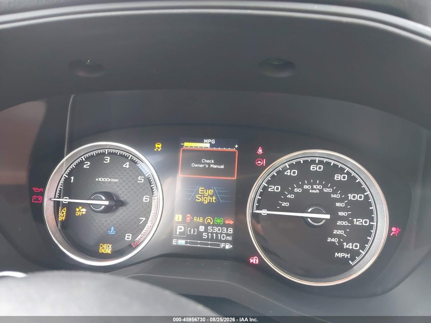 SUBARU FORESTER 2019 VIN JF2SKAWC5KH557602