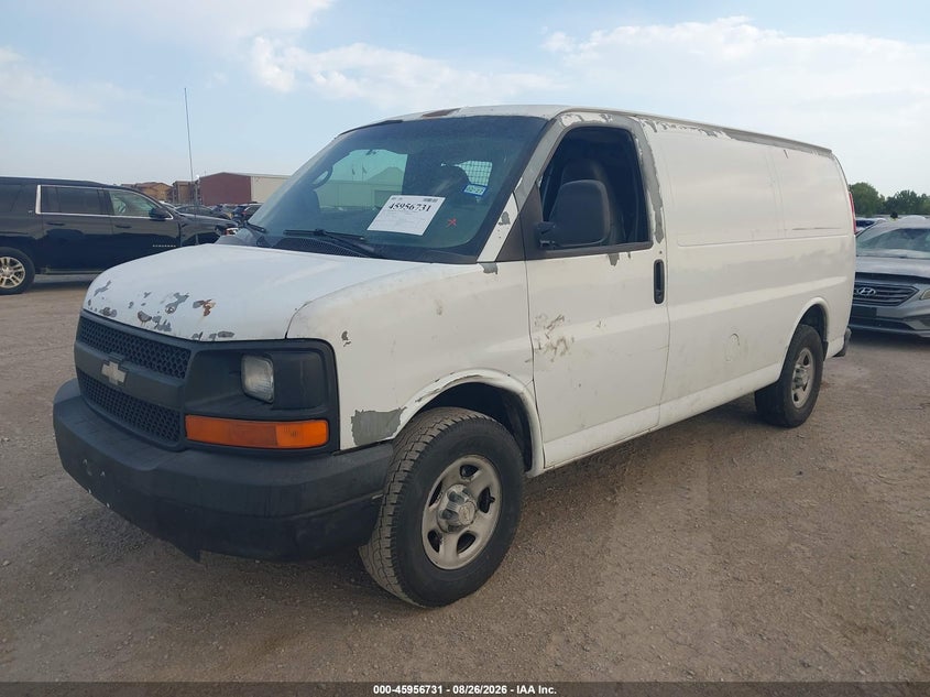 2007 Chevrolet Express, Обычный износ, IAAI, VIN 1GCFG15X971113158 — фото 2