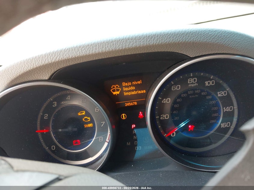 ACURA MDX 2007 VIN 2HNYD28877H501304