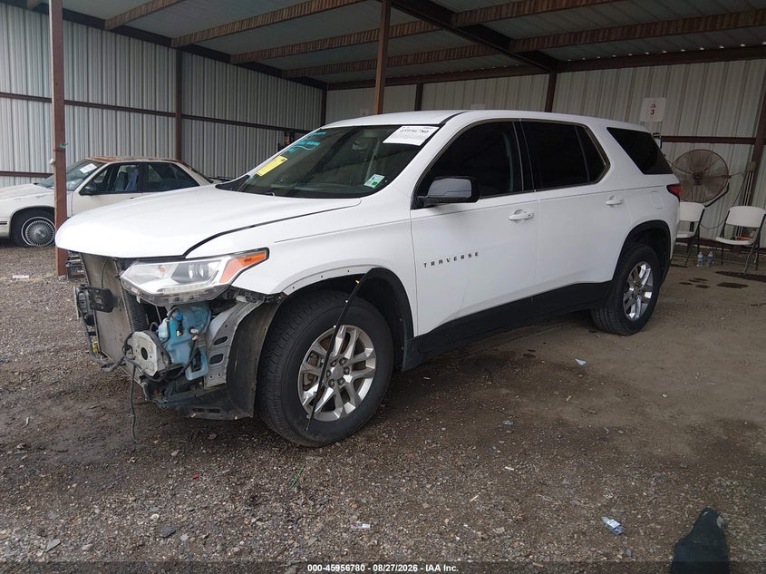 2019 Chevrolet Traverse, Удар спереду, IAAI, VIN 1GNERFKW5KJ139593 — фото 2