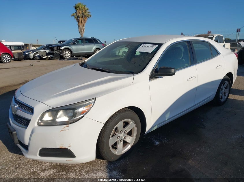 2013 Chevrolet Malibu, Обычный износ, IAAI, VIN 1G11B5SA3DF154280 — фото 2