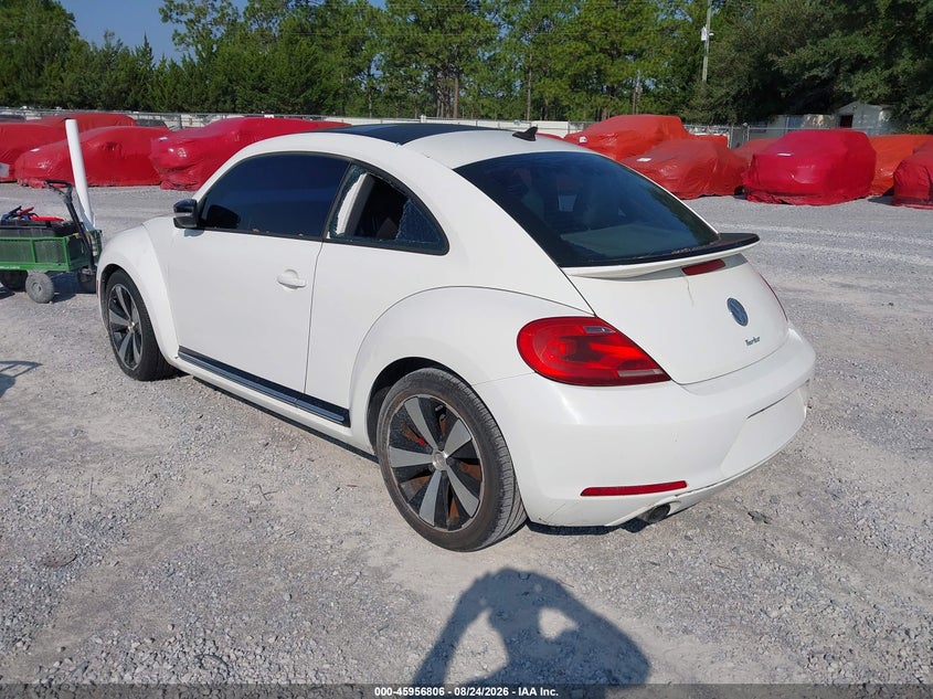 2012 VOLKSWAGEN BEETLE HATCHBACK 2.0L I-4 DI, DOHC, VVT, TURBO, 200HP