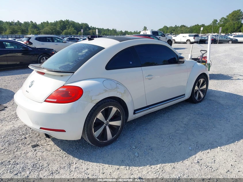 2012 VOLKSWAGEN BEETLE HATCHBACK 2.0L I-4 DI, DOHC, VVT, TURBO, 200HP