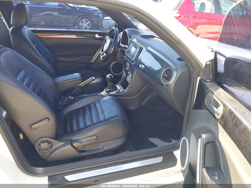 2012 VOLKSWAGEN BEETLE HATCHBACK 2.0L I-4 DI, DOHC, VVT, TURBO, 200HP