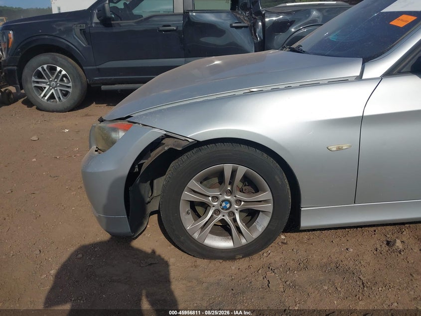 BMW 328I 2008 VIN WBAVA37548NL54623