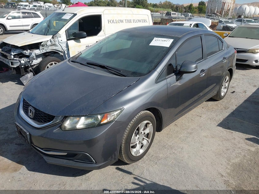 2013 HONDA CIVIC SEDAN 1.8L I-4 VVT, 140HP