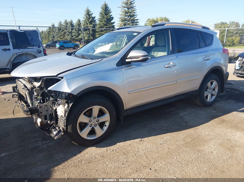 2014 Toyota RAV 4, Удар спереди, IAAI, VIN 2T3RFREV7EW153203 — фото 2