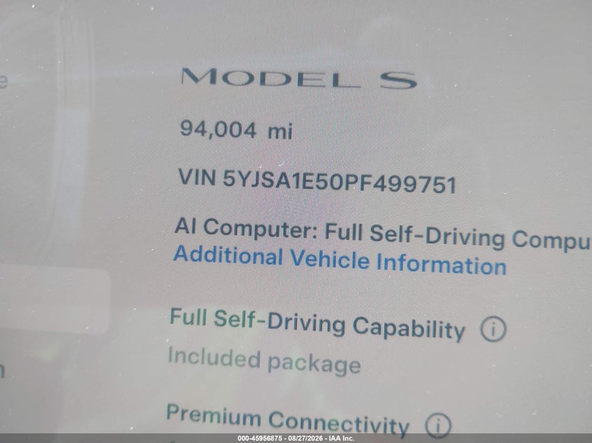 TESLA MODEL S - zdjęcie 15