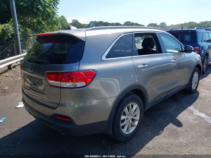 Vin: 5xypgda37hg186846, lot: 46456128, kia sorento 2.4l lx 20174