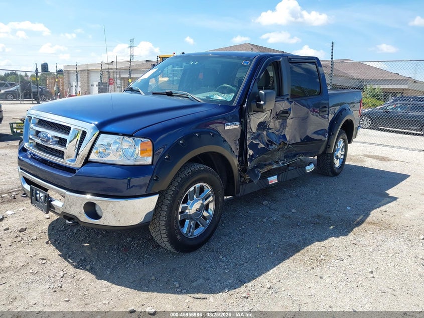 2008 Ford F-150, Лівий бік, IAAI, VIN 1FTPW14V58FA90747 — фото 2