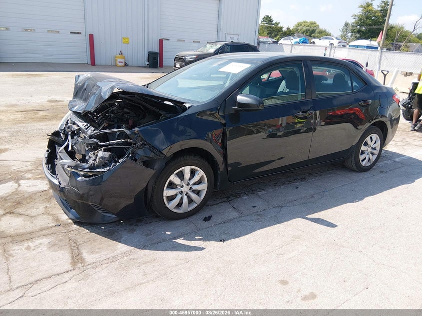 2016 Toyota Corolla, Удар спереди, IAAI, VIN 2T1BURHE1GC690021 — фото 2