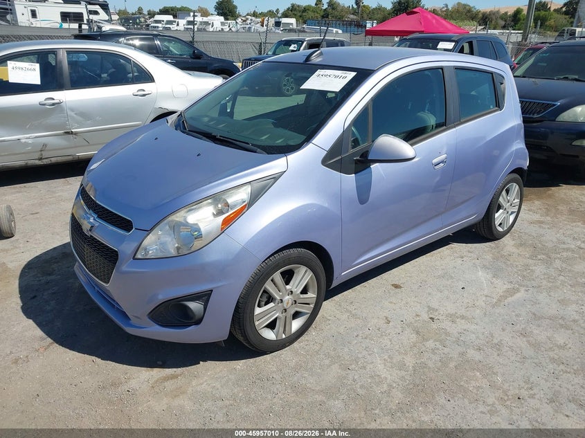 2015 Chevrolet Spark, Удар сзади, IAAI, VIN KL8CB6S91FC744938 — фото 2
