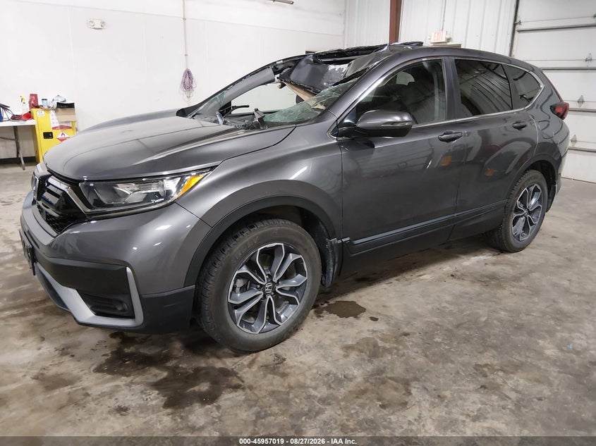 2021 Honda CR-V, Дах, IAAI, VIN 5J6RW2H59ML018965 — фото 2