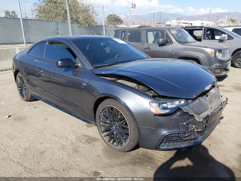 2016 Audi A5 2.0T Premium, Перёд и зад, IAAI, VIN WAUM2AFR8GA007271
