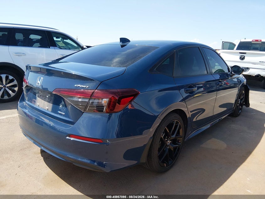 Vin: 2hgfe4f82sh348639, lot: 46456309, honda civic hybrid sport/sport touring 20254