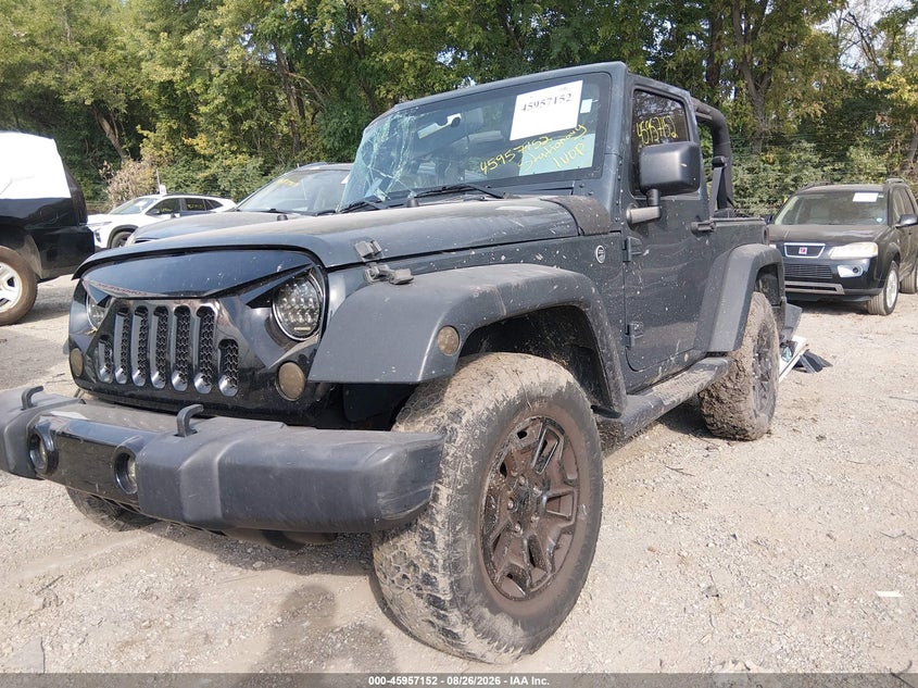 2017 Jeep Wrangler, Unknown, IAAI, VIN 1C4AJWAG0HL712437 — photo 2