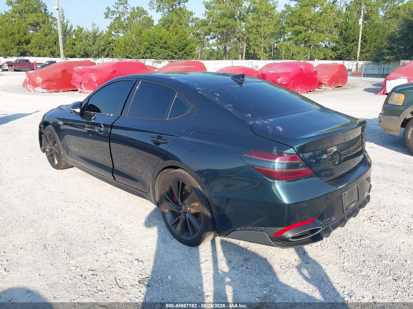 Vin: kmtg54te6nu096264, lot: 46456406, genesis g70 3.3t rwd 20223