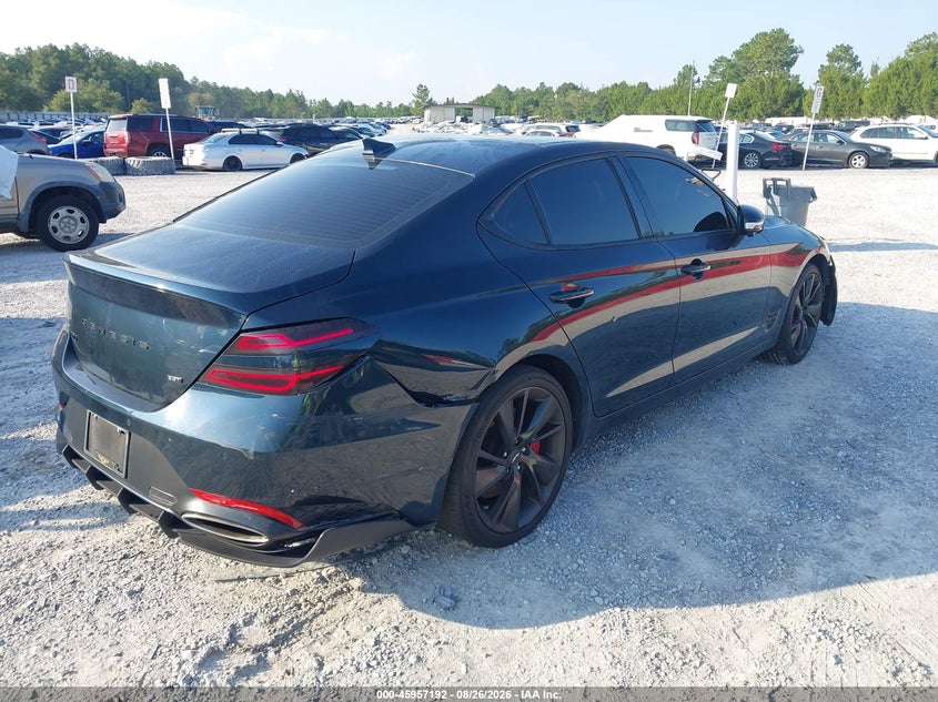 Vin: kmtg54te6nu096264, lot: 46456406, genesis g70 3.3t rwd 20224