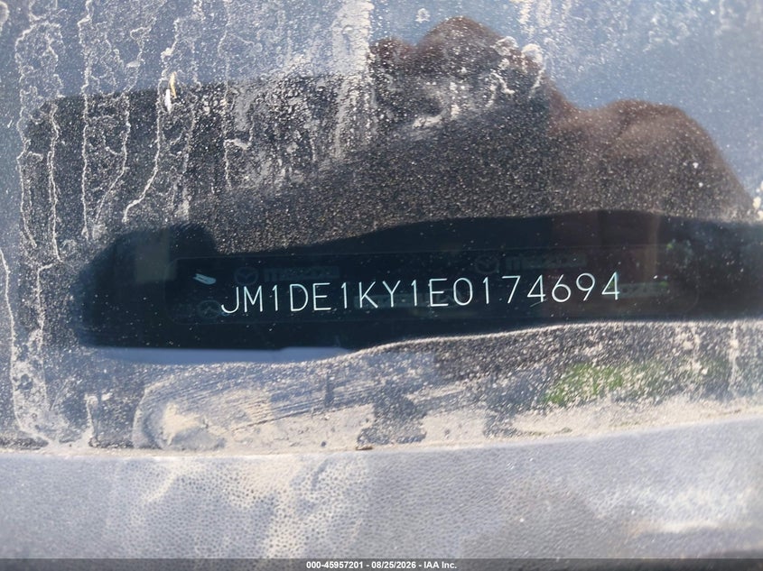 MAZDA MAZDA2 2014 VIN JM1DE1KY1E0174694