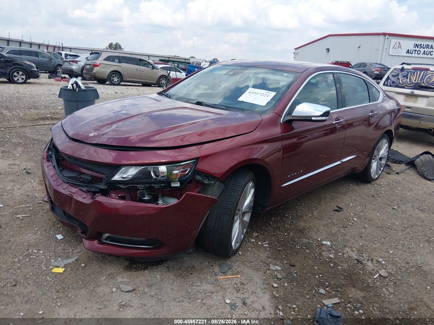 2017 Chevrolet Impala, Правый бок, IAAI, VIN 2G1145S33H9179318 — фото 2
