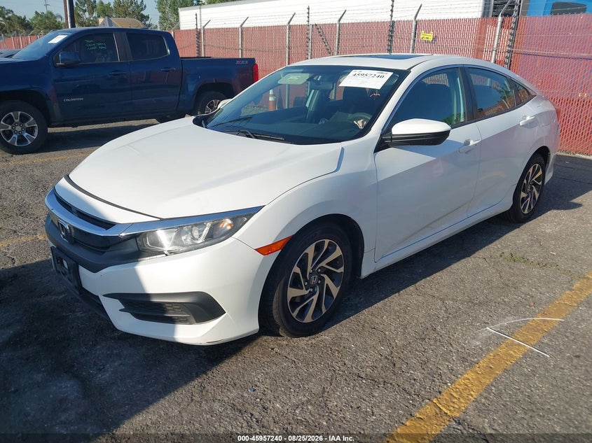 2016 Honda Civic, Оба бока, IAAI, VIN 2HGFC2F73GH571376 — фото 2