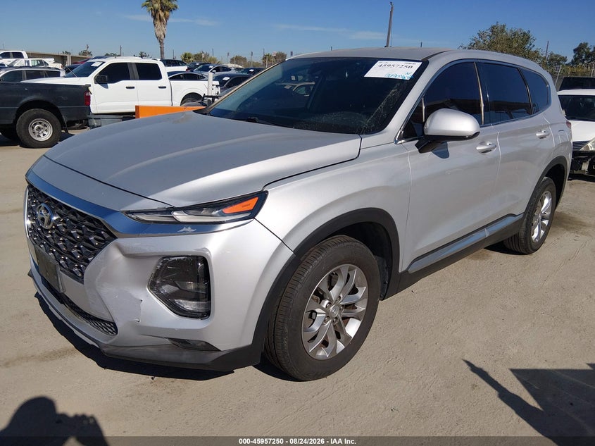 2019 Hyundai Santa Fe, Удар спереду, IAAI, VIN 5NMS33AD3KH054267 — фото 2