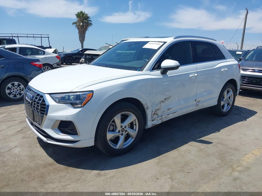 2021 Audi Q3, Left Side, IAAI, VIN WA1AUCF37M1138690 — photo 2