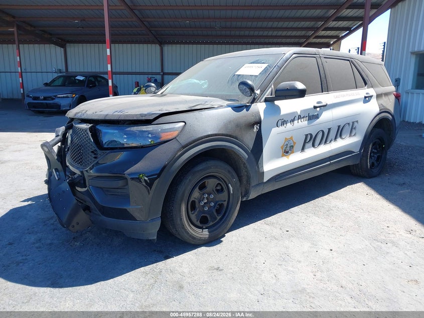 Vin: 1fm5k8aw9pna04929, lot: 46456502, ford police interceptor utility 20232