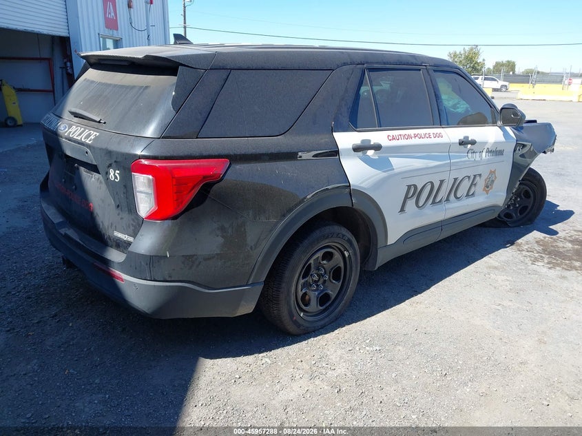 Vin: 1fm5k8aw9pna04929, lot: 46456502, ford police interceptor utility 20234