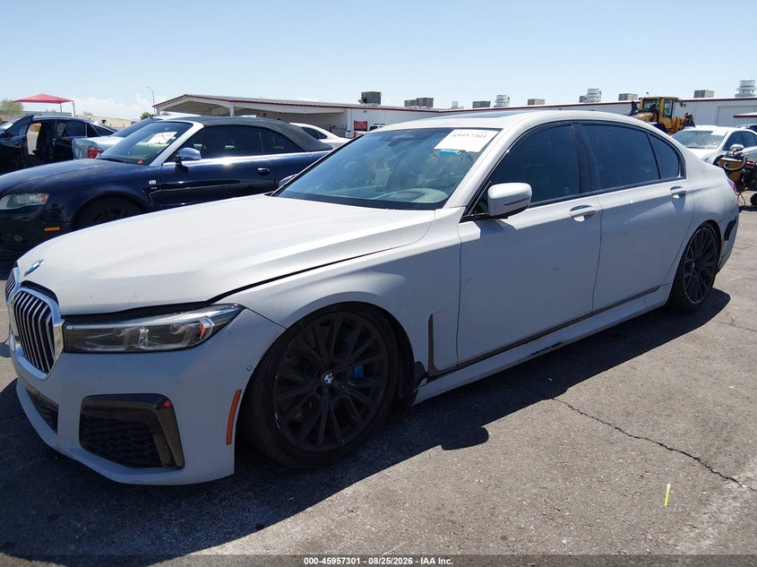 Vin: wba7u2c01mcf12395, lot: 46456515, bmw 750i xdrive 20212