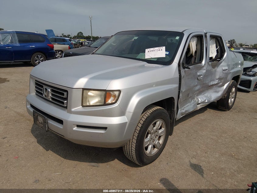 2006 Honda Ridgeline Rts, Левый бок, IAAI, VIN 2HJYK16426H513604 — фото 2