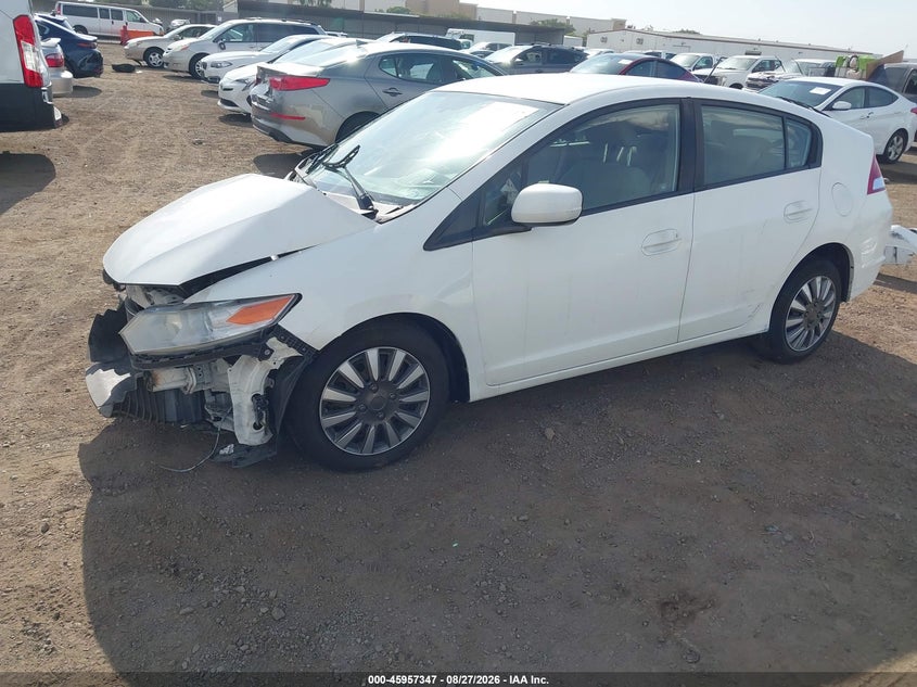 2012 Honda Insight, Front End, IAAI, VIN JHMZE2H31CS003080 — photo 2