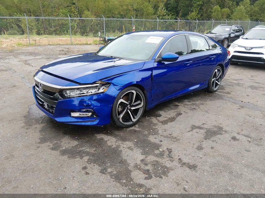 2019 Honda Accord Sport, Удар спереди, IAAI, VIN 1HGCV1F35KA083123 — фото 2