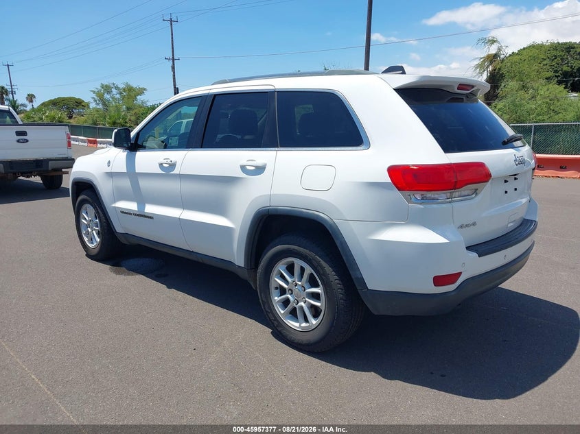 Vin: 1c4rjfagxkc537026, lot: 46456591, jeep grand cherokee laredo e 4x4 20193