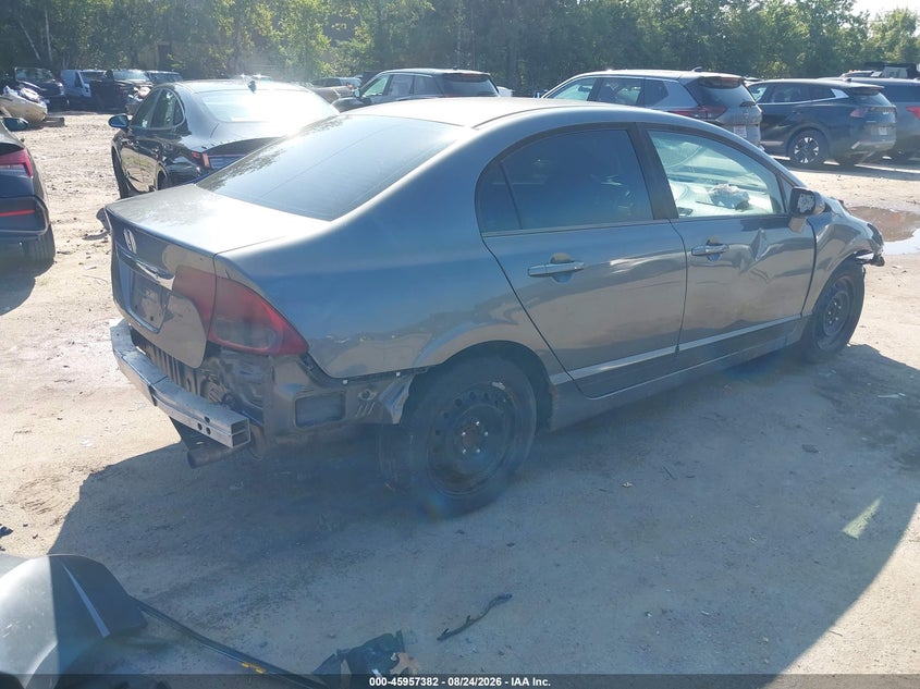 2009 HONDA CIVIC SEDAN 1.8L I-4 VVT, 140HP