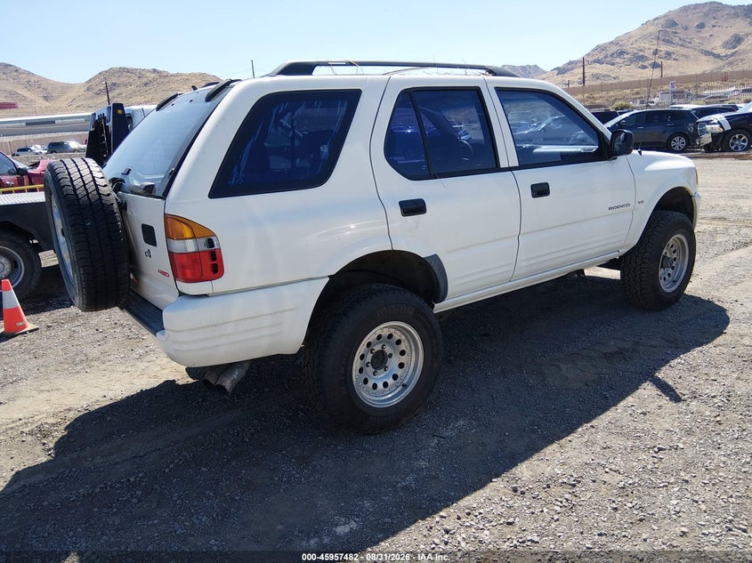 ISUZU RODEO 1999 VIN 4S2CM58WXX4361122