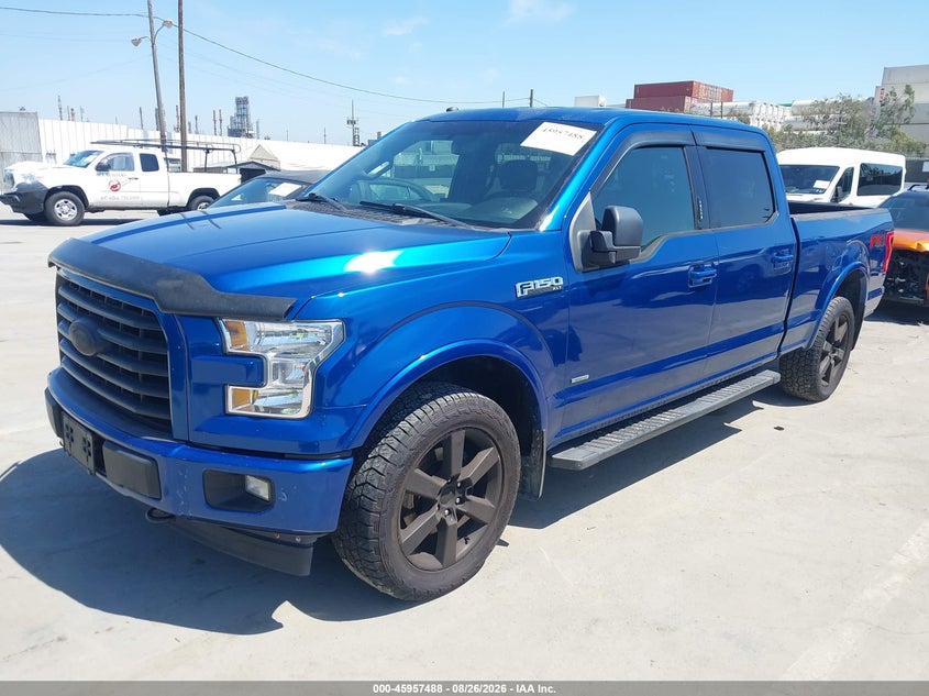 2017 Ford F-150, Правый зад, IAAI, VIN 1FTFW1EG7HFC72400 — фото 2