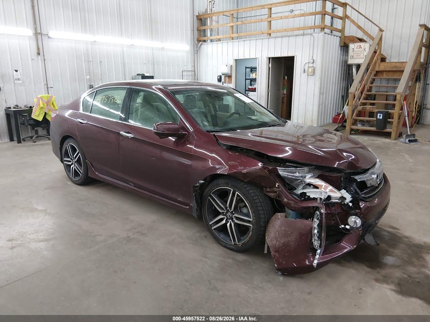 Vin: 1hgcr3f9xha028891, lot: 46456736, honda accord touring v6 2017 img_1