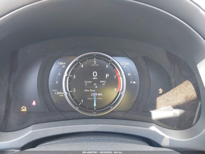 2025 LEXUS IS 350 auction photo 7