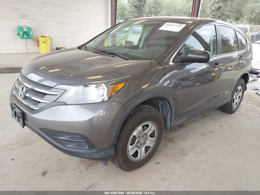 2013 Honda CR-V, Удар сзади, IAAI, VIN 2HKRM4H33DH604118 — фото 2